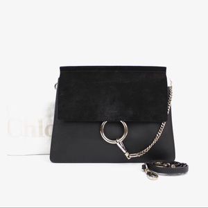 authentic chloe faye black large size